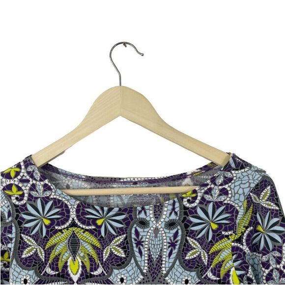 Soybu Small Dress Roll Tab Sleeves Pullover Stretch Travel Knee Length Womens - Picture 6 of 16